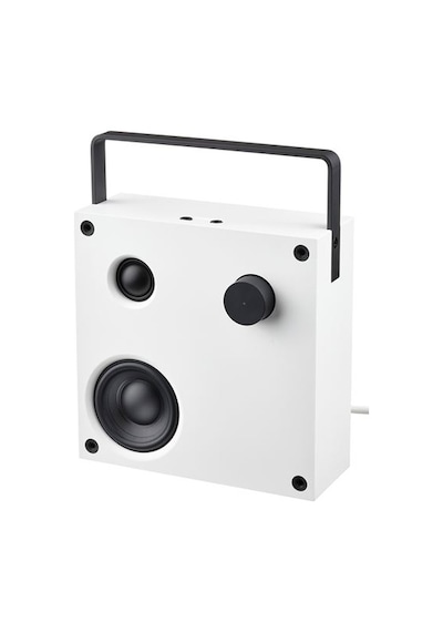 Ikea Vappeby Bluetooth Hoparlör, Beyaz, 20x20 Cm