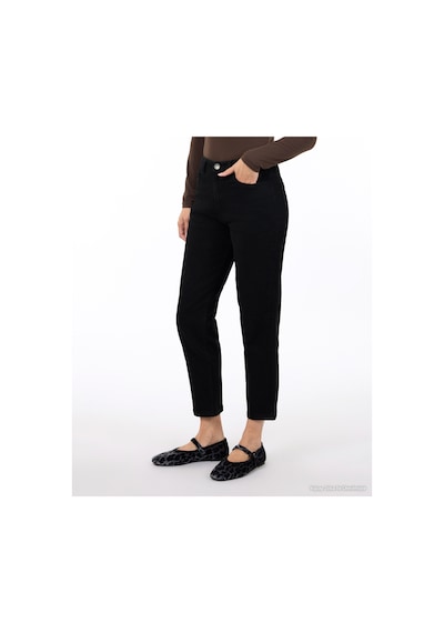 Yargıcı Mom Yüksek Bel Pantolon 26kkpn3105v 001 Siyah