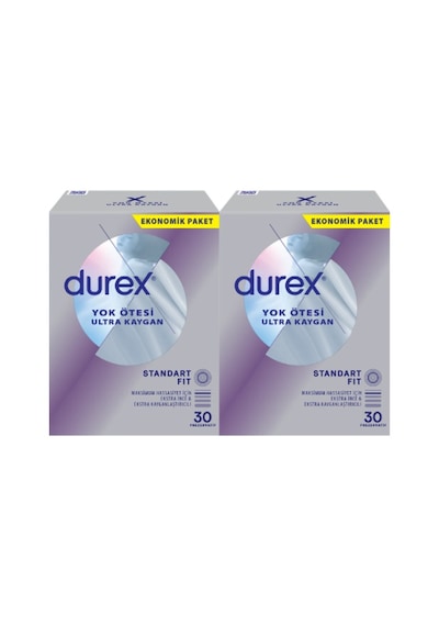 Durex Yok Ötesi Ultra Kaygan Prezervatif 30 Lu X 2 Adet PKT.DUREX.092