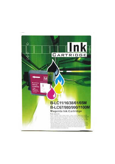 Fast Brother Lc1-lc11-lc3-lc16-lc65-lc67-lc980 Uyumlu 1100 Kırmızı İnk Kartuş 20ml