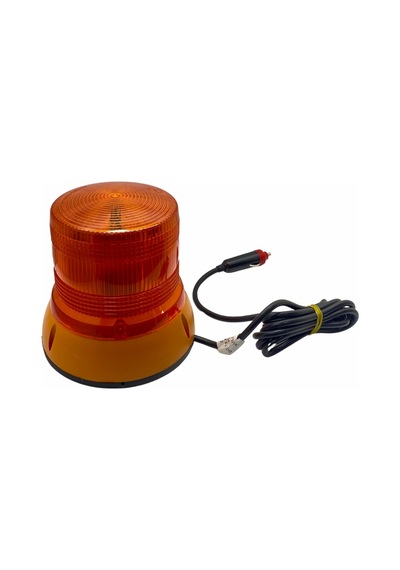 12V-24V Çakar Flaş Tepe Lambası Mıknatıslı Çakmak Fişli Ledli Tur
