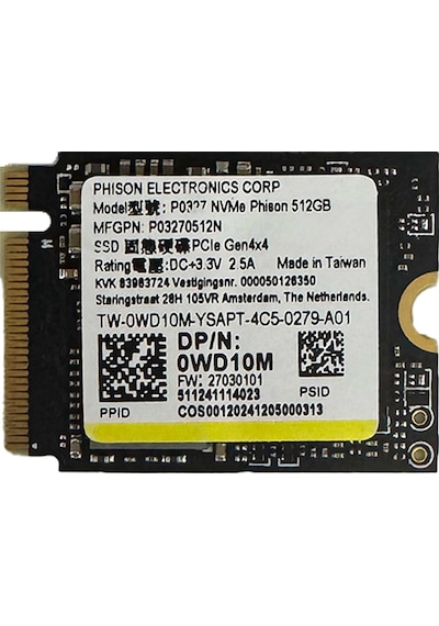 Phıson P0327 512gb 3000/2500mb/s Gen4x4 M.2 22x30 Ssd Diğer