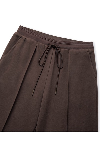İpekyol Cepli Kontrast Bel Kahverengi Kadın Pantolon Iw6260003160