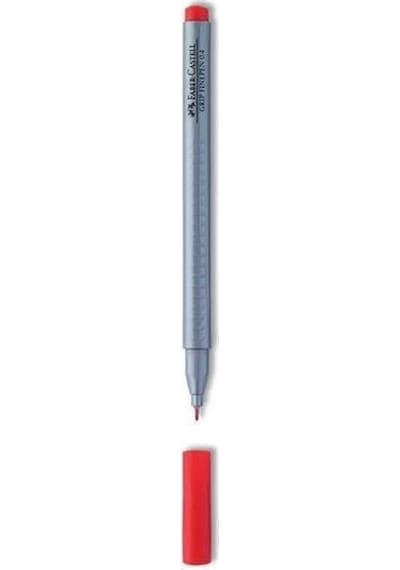 Faber Castell Grıp Finepen 0.4 MM Kırmızı Kalem