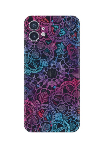 Nothing Phone 2 Kılıf Silikon Desen Özel Seri Colurful Mandala 1667