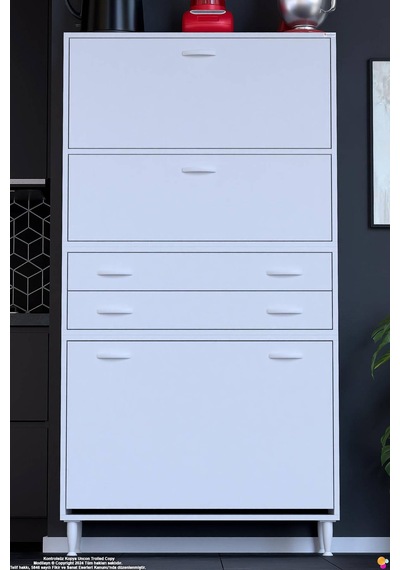 Irmak 100 Cm Çift Kapak 2 Çekmeceli 3 Göz Sepetli Çok Amaçlı Mutfak Kiler Banyo Dolabı 100x181x32 Cm Beyaz Irmak 100 Cm Çift Kapak 2 Çekmeceli 3 Göz Sepetli Çok Amaçlı Mutfak Kiler Banyo Dolabı 100x181x32 Cm Beyaz