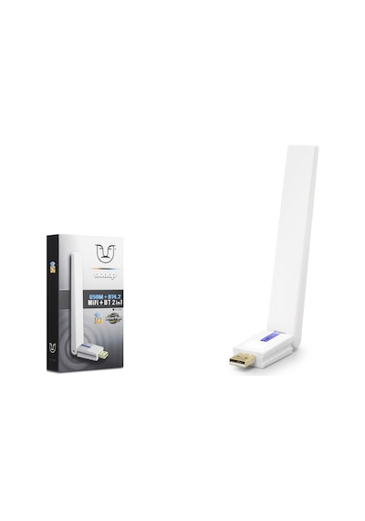 Usb Wifi + Bluetooth Adaptör Ac650 Dual Band W169