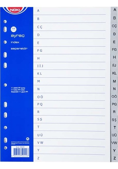 Noki A-z Harf Ayraç 59229