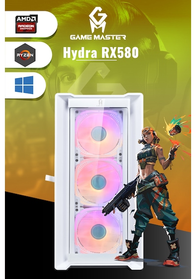 Game Master Hydra RX580 R5-5500 16 GB 512 GB M2 SSD RX580 8 GB Free Dos Masaüstü Oyuncu Bilgisayarı Game Master Hydra RX580 R5-5500 16 GB 512 GB M2 SSD RX580 8 GB Free Dos Masaüstü Oyuncu Bilgisayarı