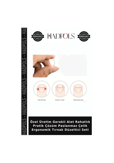 Özel Üretim Gerekli Alet Rahatlık Pratik Çözüm Paslanmaz Çelik Ergonomik Tırnak Düzeltici Seti