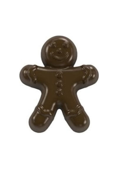 Yılbaşı Gingerman Adam Polikarbon Çikolata Kalıbı Renksiz