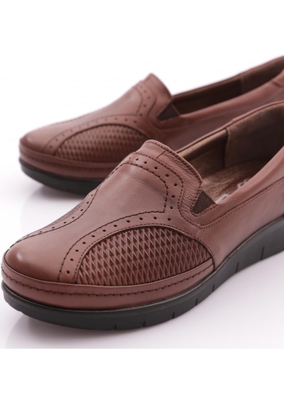 Dgn 1003 Kadın Comfort Ayakkabi Taba
