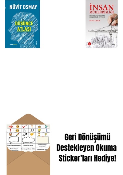 Düşünce Atlası + İnsan Mühendisliği + Okuma Sticker'ları