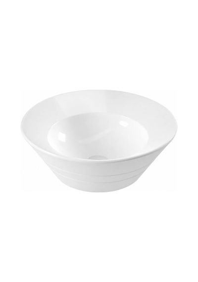 Serel - Poseidon Tezgah Üstü Dairesel Batarya Deliksiz Çanak Lavabo 45 Cm  - Ps35dxs110h- Diğer