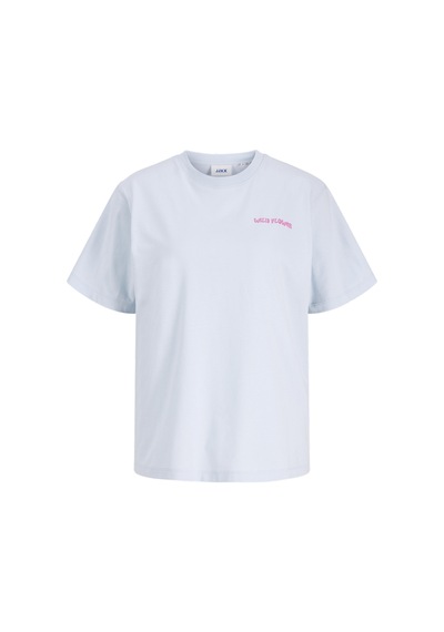 Jack & Jones Kadin Sirt Baskili Kisa Kollu Tisört - Blomma - 12296303 Çok Renkli