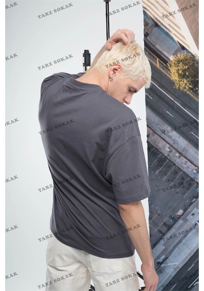 Tarzsokak Erkek Tiger Tshirt Beyaz