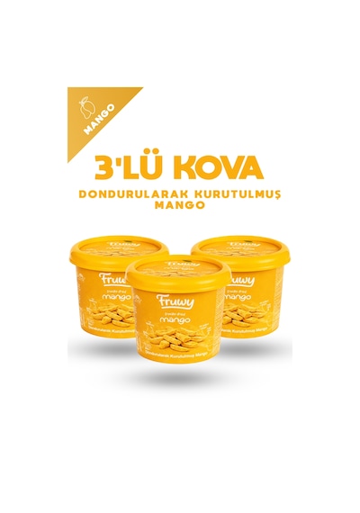 Freeze Dried Mango Kova 3 Lü Paket Diğer