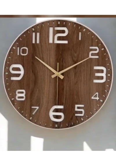 Modern Ahşap Duvar Saati Sağlam Kalite Ve Birarada..no:25 Çok Rekli