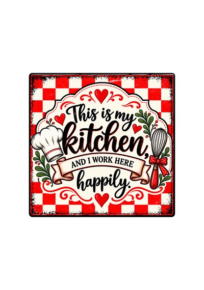 Gökçeoğlu Cam Bardak Altlığı Kitchen 4'lü Takım 10cm X 10cm Çok Renkli