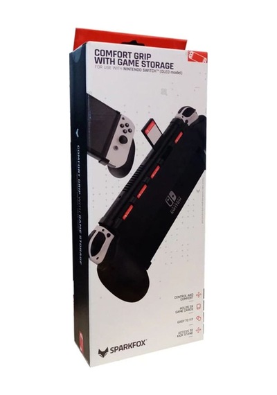 Nintendo Oled Ek Oyun Kart Depolama Alanlı Rubber Grip