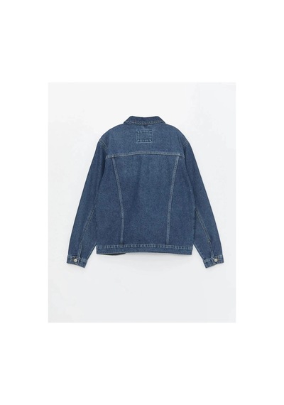 LC Waikiki Lcw Jeansındigo Standart Kalıp Erkek Jean Ceket Mavi