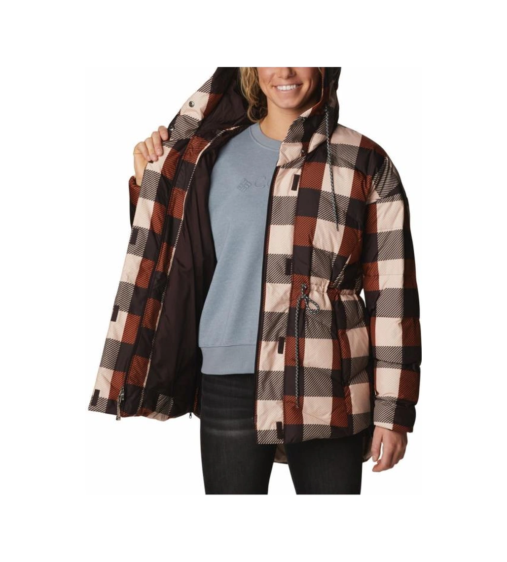 Columbia Icy Heights Iı Down Novelty Kadın Mont Kahverengi