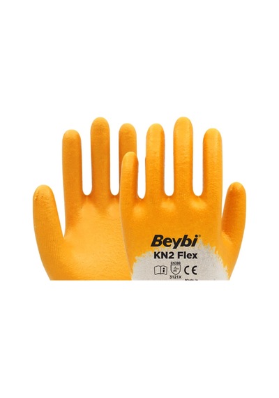 Beybi Pamuk Nitril Pmk Kn2 Flex 8 Beden Eldiven 12li Paket En388 3121x
