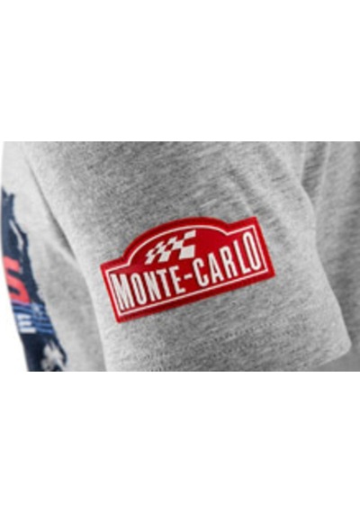Erkek T-shirt Monte-carlo M Beden Skoda Gri