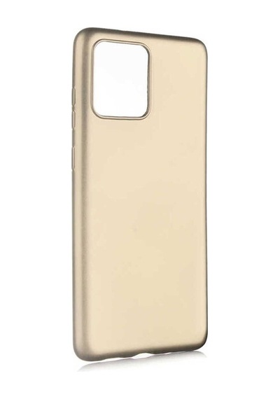 Galaxy S20 Ultra Kılıf Zore Premier Silikon Kapak Gold