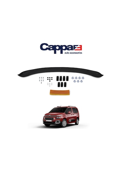 Cappafe Citroen Berlingo Ön Kaput Koruyucu Rüzgarlığı 2019- Yılı