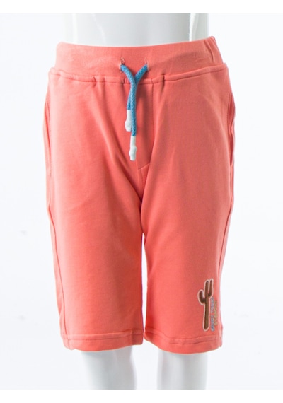 Xo Kids Erkek Çocuk Yazlık 2li Alt Üst Takım Tişort + Şort 2-7 Yaş 3221 Coral