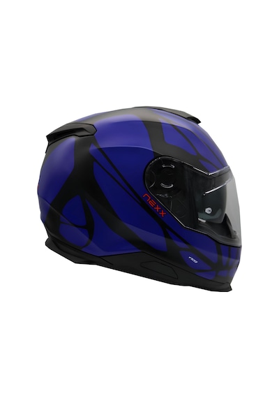 Nexx Y.100 B-Side Kapalı Kask Mat Siyah Mavi