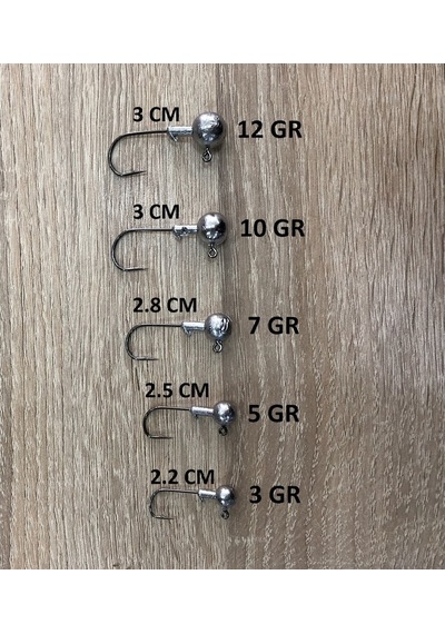 Captain 6435 Jighead 2-3Gr (3 Adet)