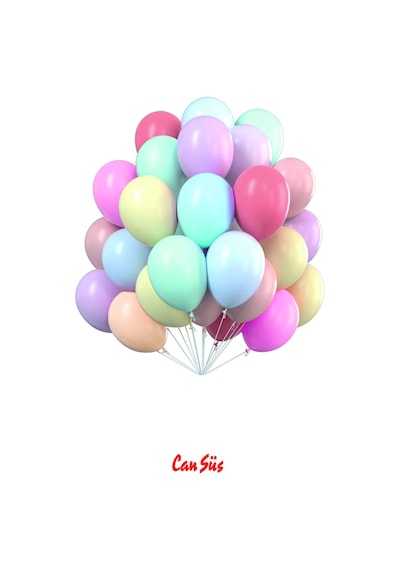 Makaron Balon 100 Adet Karışık