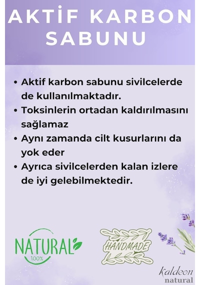 Aktif Karbon Şeffaf Transparan Sabunu 90 G