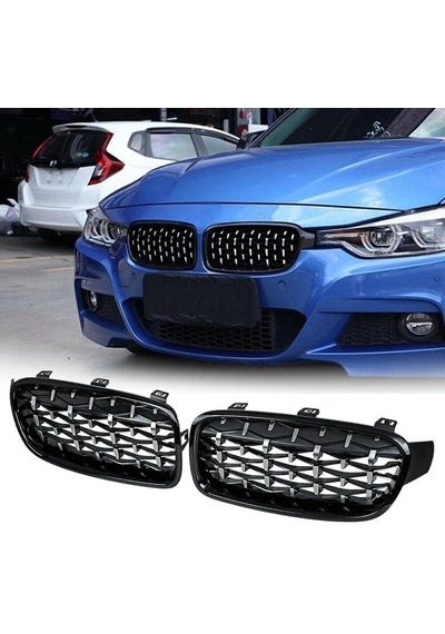 Bmw F30 2012-2018 Daimond Ön Böbrek Ön Panjur