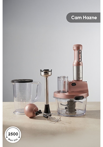 Karaca  Mastermaid Prosteel Uzun Blender Ayaklı 6 Bıçaklı 2500 W Cam Mutfak Robotu