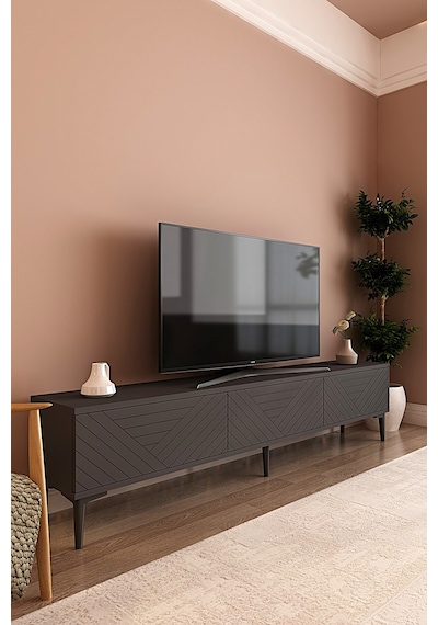 Tsa1804a - Ferro180 Tv Stand, Tv Sehpası Antrasit 180cm Antrasit