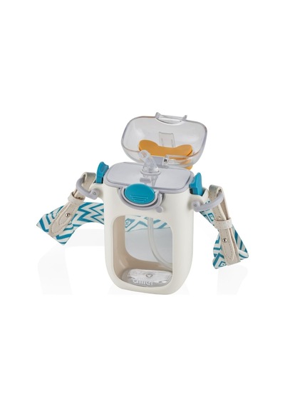 Diller 400ml Tritan Çocuk Matarası Askılı Pipetli Hayvan Kulaklı Beyaz Diğer