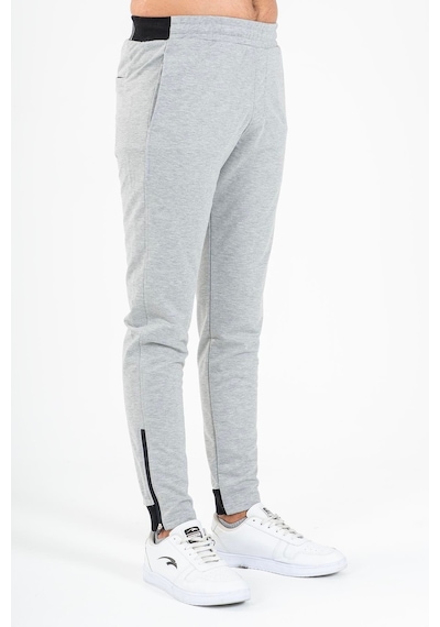 Maraton Sportswear Slimfit Erkek Dar Paça Basic Gri Melanj Eşofman Altı 15711 GRİ MELANJ