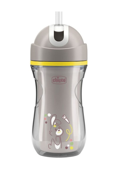Chicco Spor Pipetli Bardak Unisex Gri Gri
