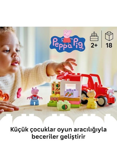 Duplo Peppa Pig Traktör Ve Pazar 10468