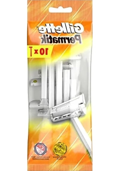 Kullan At Tıraş Bıçağı - 10 Adet Çift Bıçaklı, Krom Kaplama