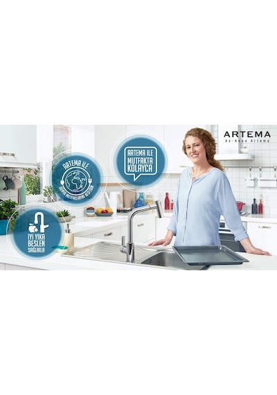 Artema Maestro A42146 Pull-Out Eviye Bataryası