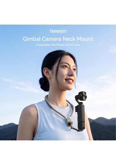 Gimbal Camera Neck Mount Pocket 3, 4, 4p, Insta360 Luna, X6, X5, X4 Uyumlu Diğer