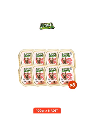 8 Adet Kuzulu Köpek Yaş Maması Tahılsız Pate Alucup - 8 Adet X 100 Gr