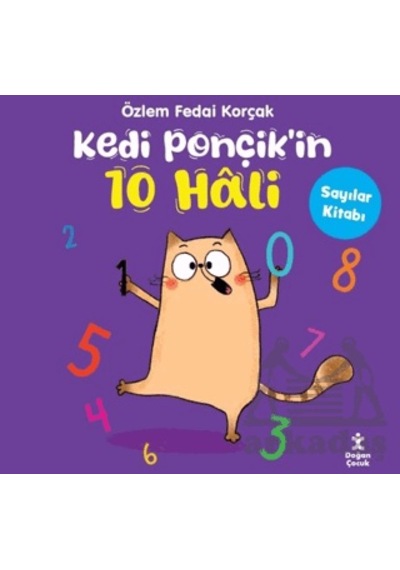 Kedi Ponçik'in 10 Hali - Sayılar Kitabı
