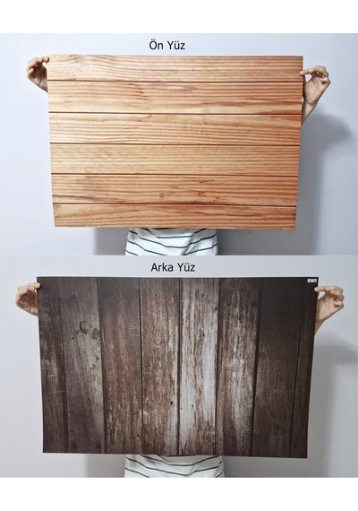 Ürün , Yemek , Reklam Vb. Çekimleri İçin 57x87cm Çift Taraflı Backdrop Fotograf Zemini Fonu No.10