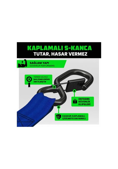 Otomatik Gergi Kayışı 2,5cmx3 M 4'lü Set
