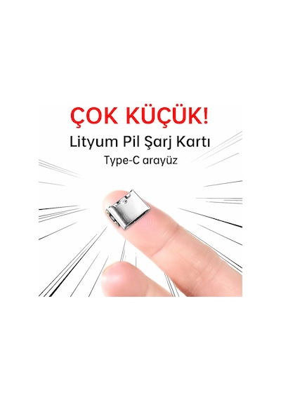 Mini Lityum Pil Şarj Kartı Type C 3.7v 4.2v 18650 Lion Batarya Şarj Devresi Powerbank Bluetooth Kula
